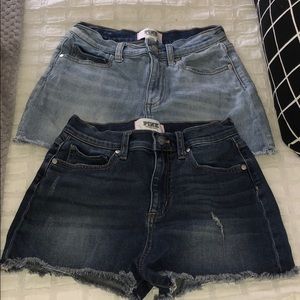2 pairs of PINK High-waisted Shorts